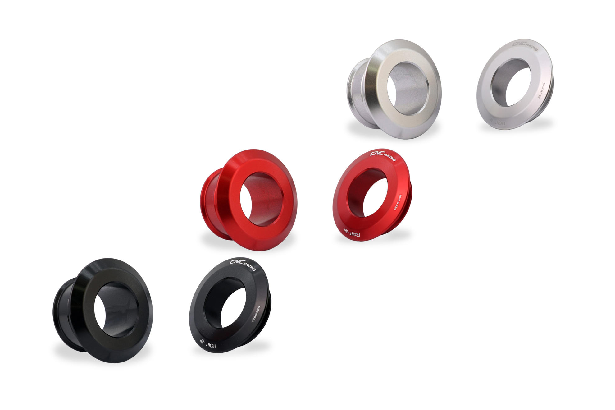 CNC Racing Large Front Wheel Captive Spacer Kit for Ducati Panigale (all) / Streetfighter V4 (2018+) / V2 (20-24) CNC Racing Large Front Wheel Captive Spacer Kit for Ducati Panigale (all) / Streetfighter V4 (2018+) / V2 (20-24)